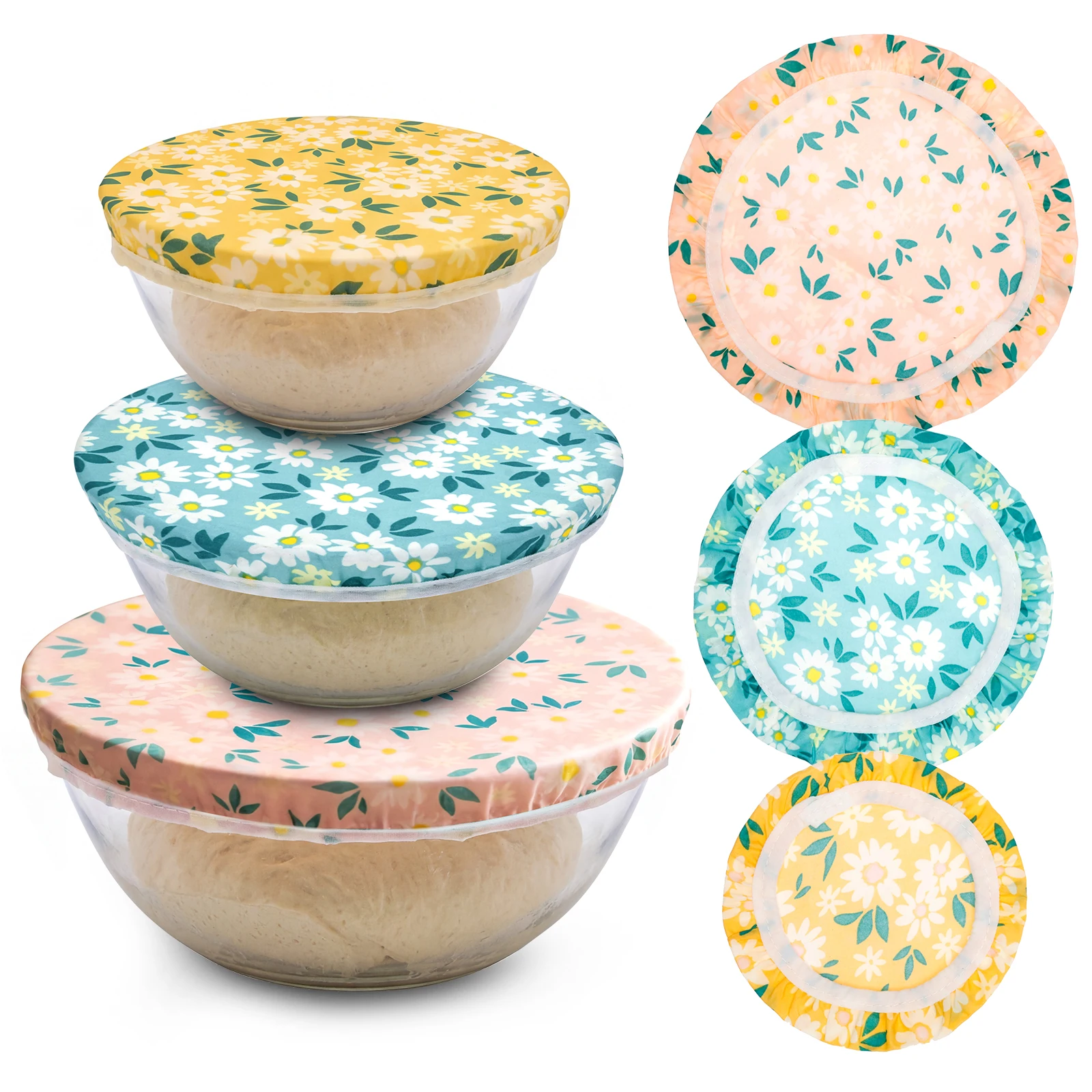 3Pcs Bowl Covers Cotton Beeswa - Beeswax Food Cover recension och pris