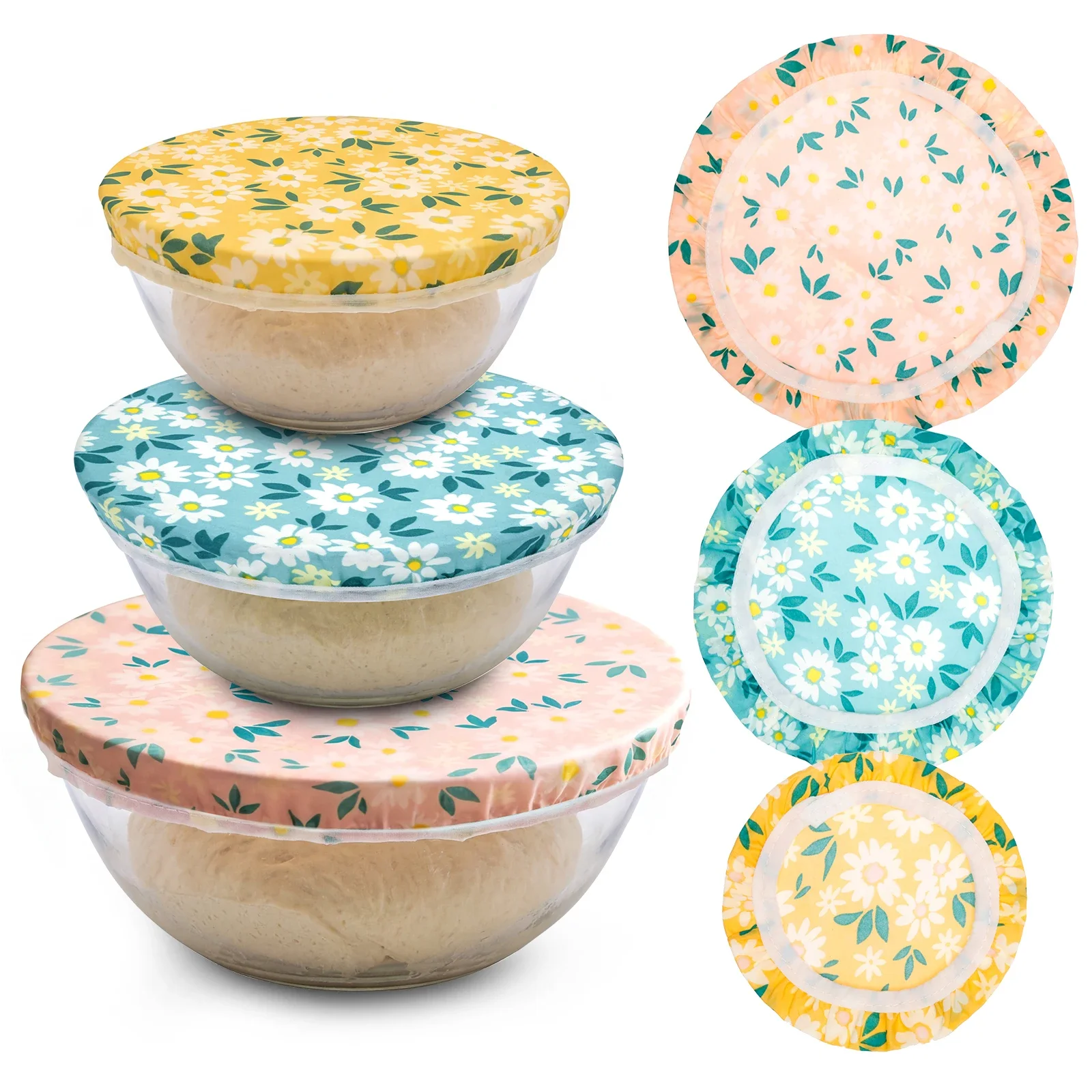 3Pcs Bowl Covers Cotton Beeswa - Beeswax Food Cover recension och pris