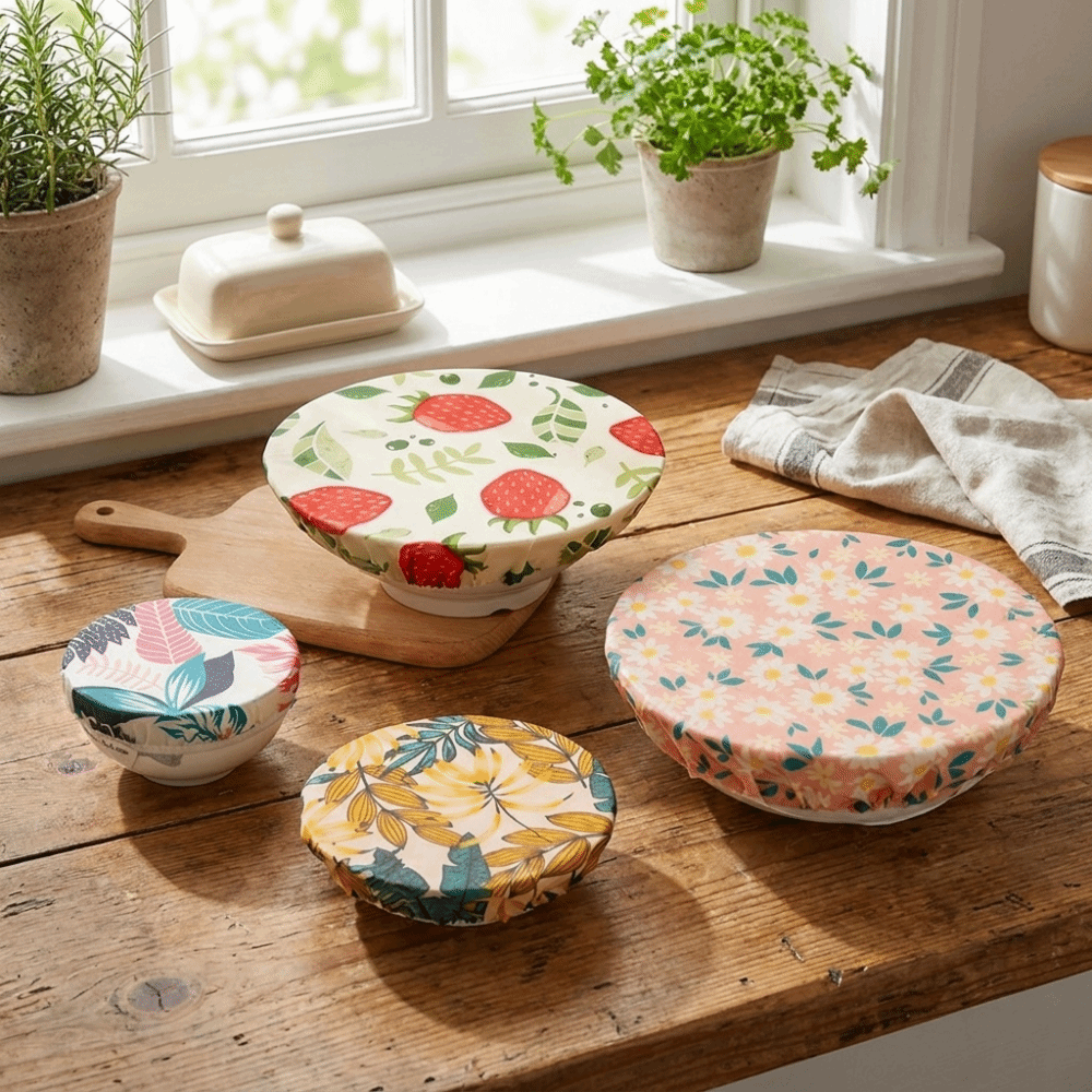 Anti Dust Beeswax Cloth Bowl C - Beeswax Food Cover recension och pris